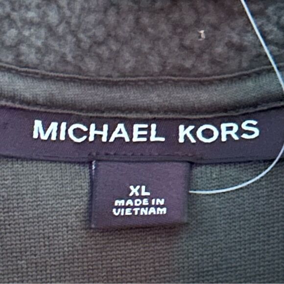 Michael Kors Men's Full Zip Sherpa Vest Olive Green Size XL - Picture 4 of 9